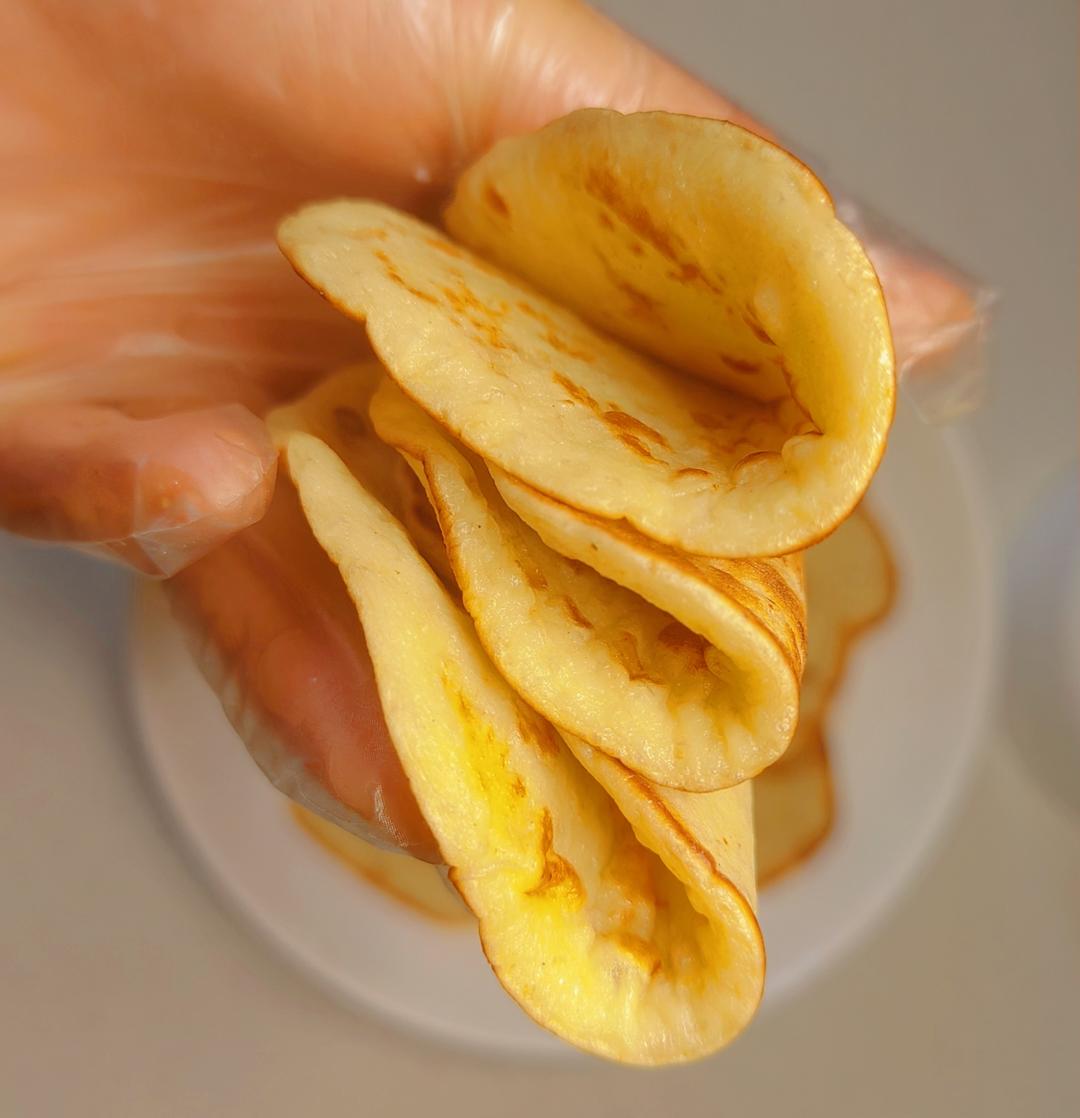 焦糖香蕉煎饼