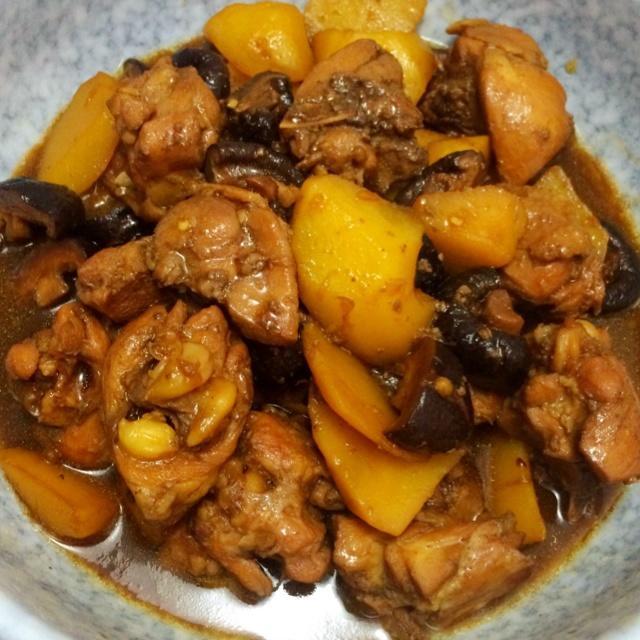 电饭煲焖鸡