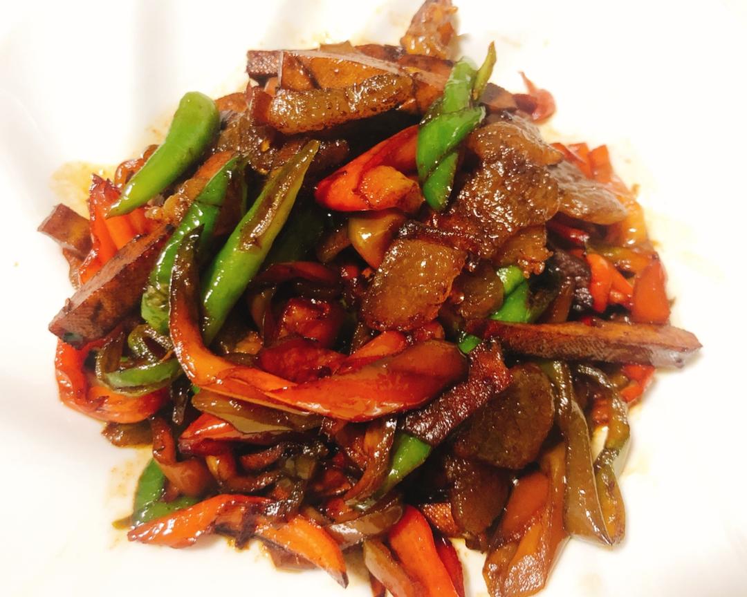 腊肉炒香干