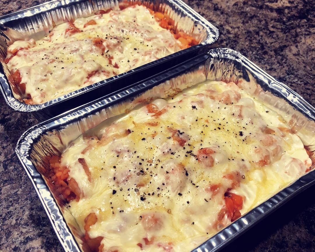 芝士培根焗饭