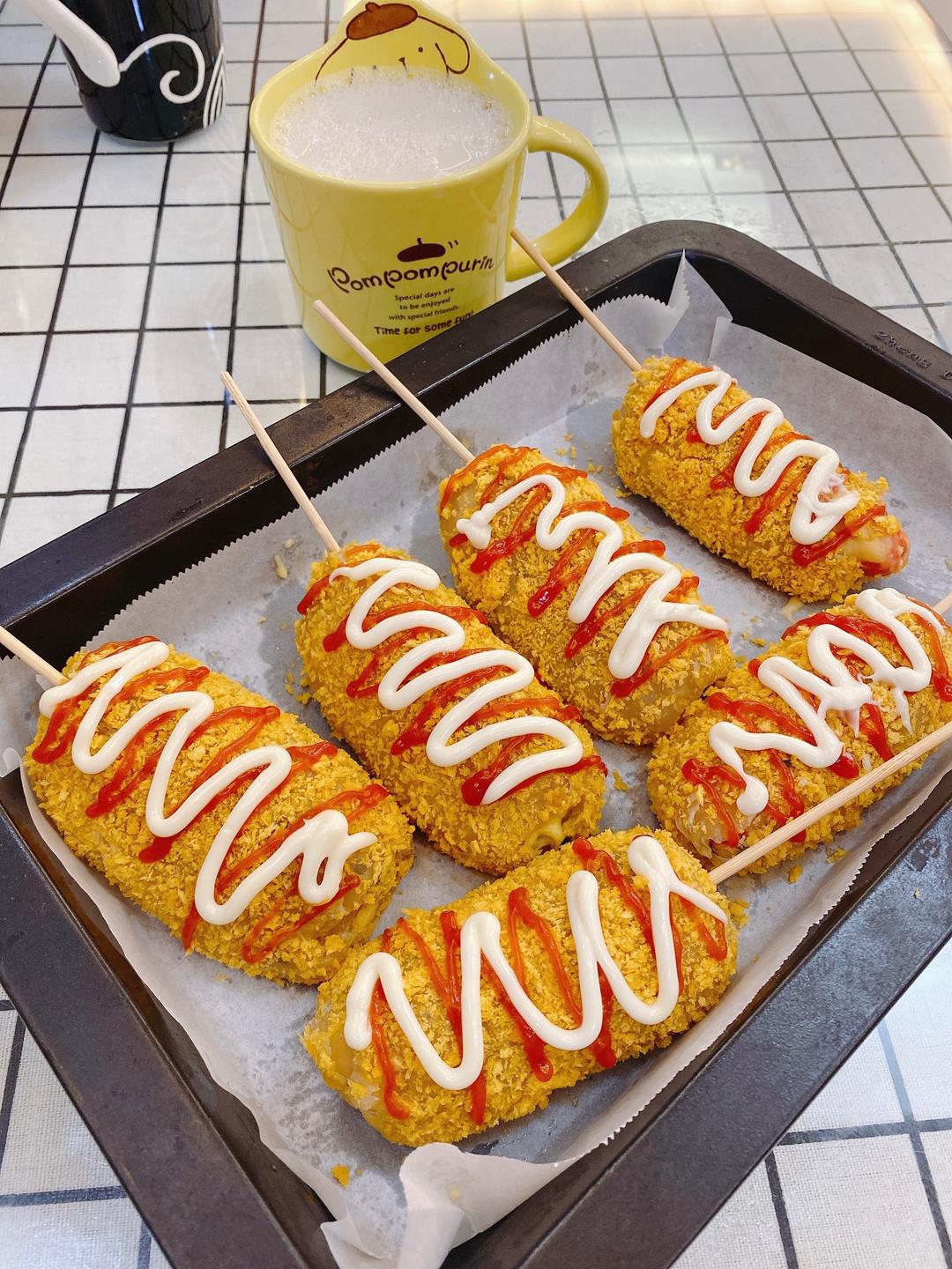芝士热狗棒