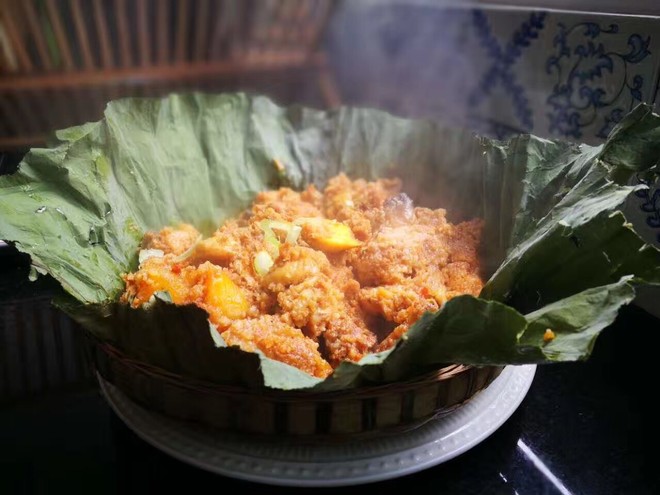 荷叶粉蒸肉