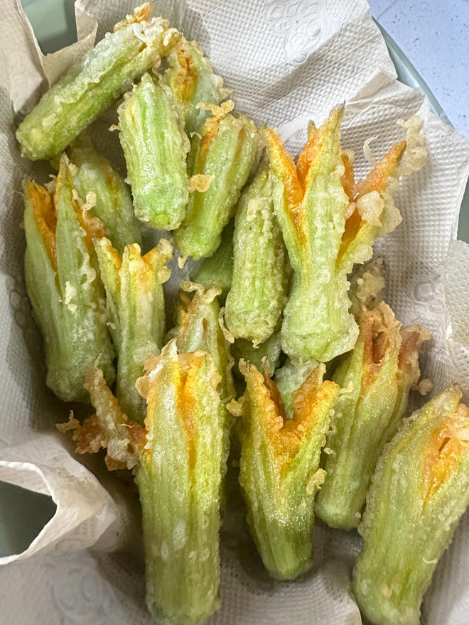 南瓜花炸