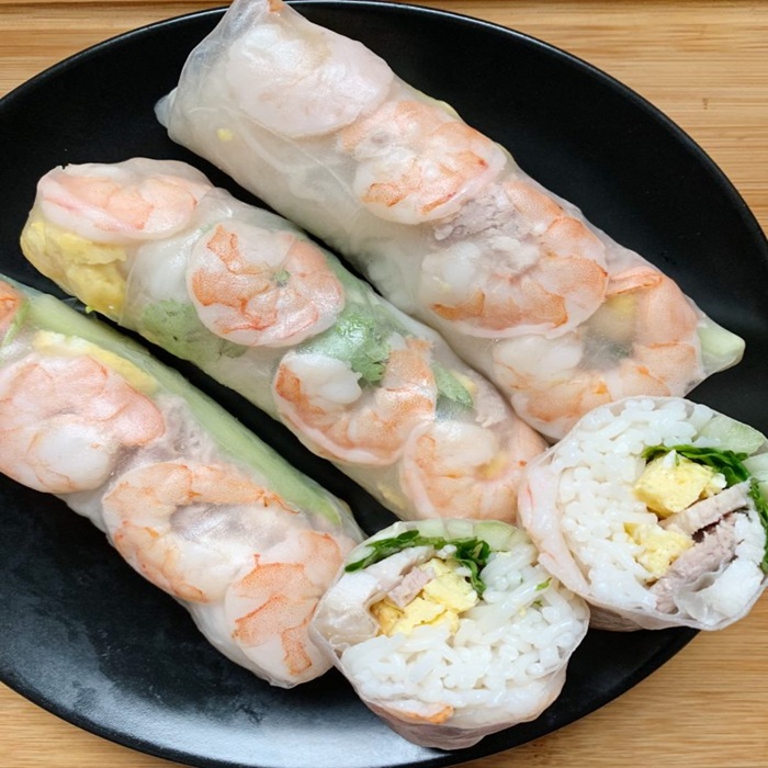 越南虾卷（Vietnamese prawn spiralized rolls）
