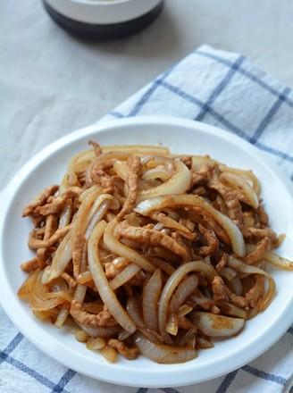 肉丝炒洋葱