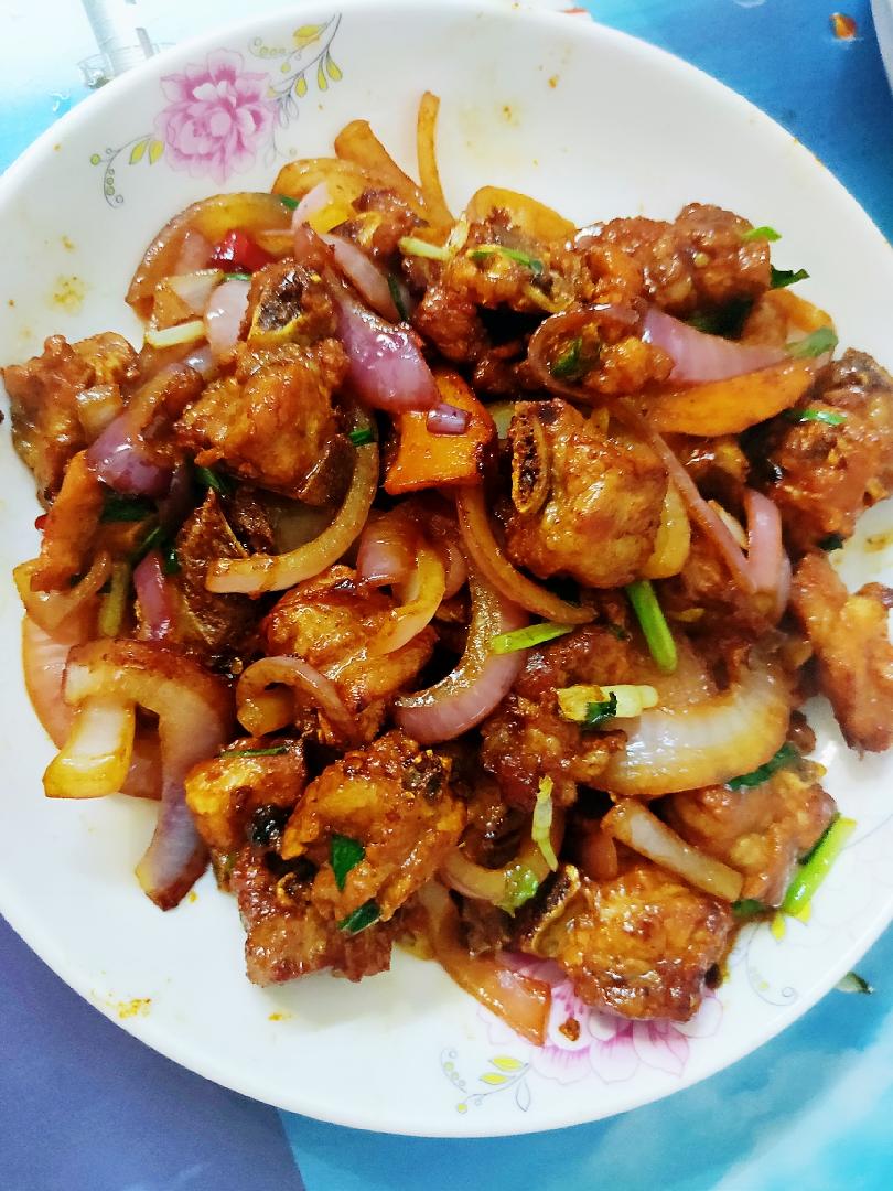 葱爆排骨