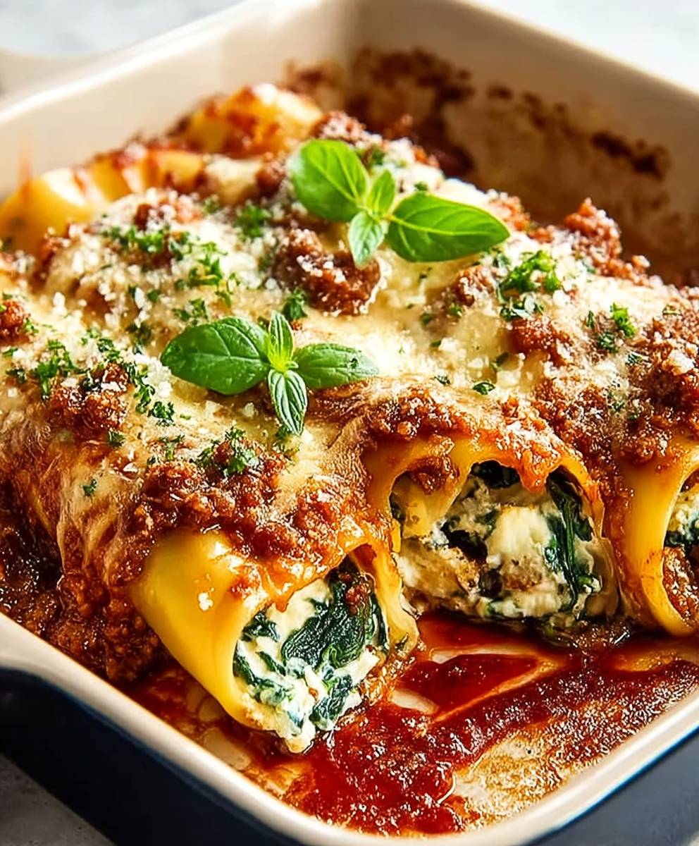 菠菜乳酪卷（Spinach & Ricotta Cannelloni）