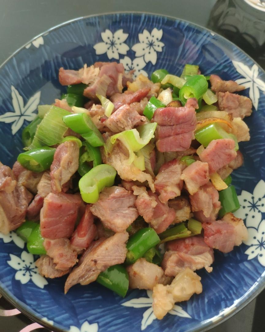 葱爆火腿