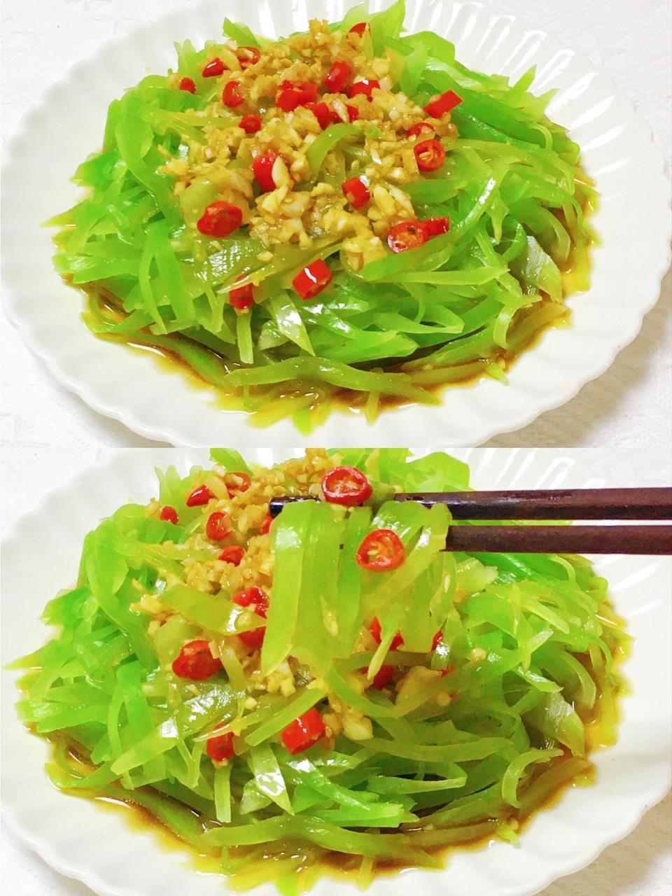 凉拌莴笋
