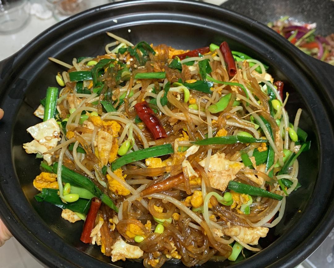 鸡蛋炒豆芽