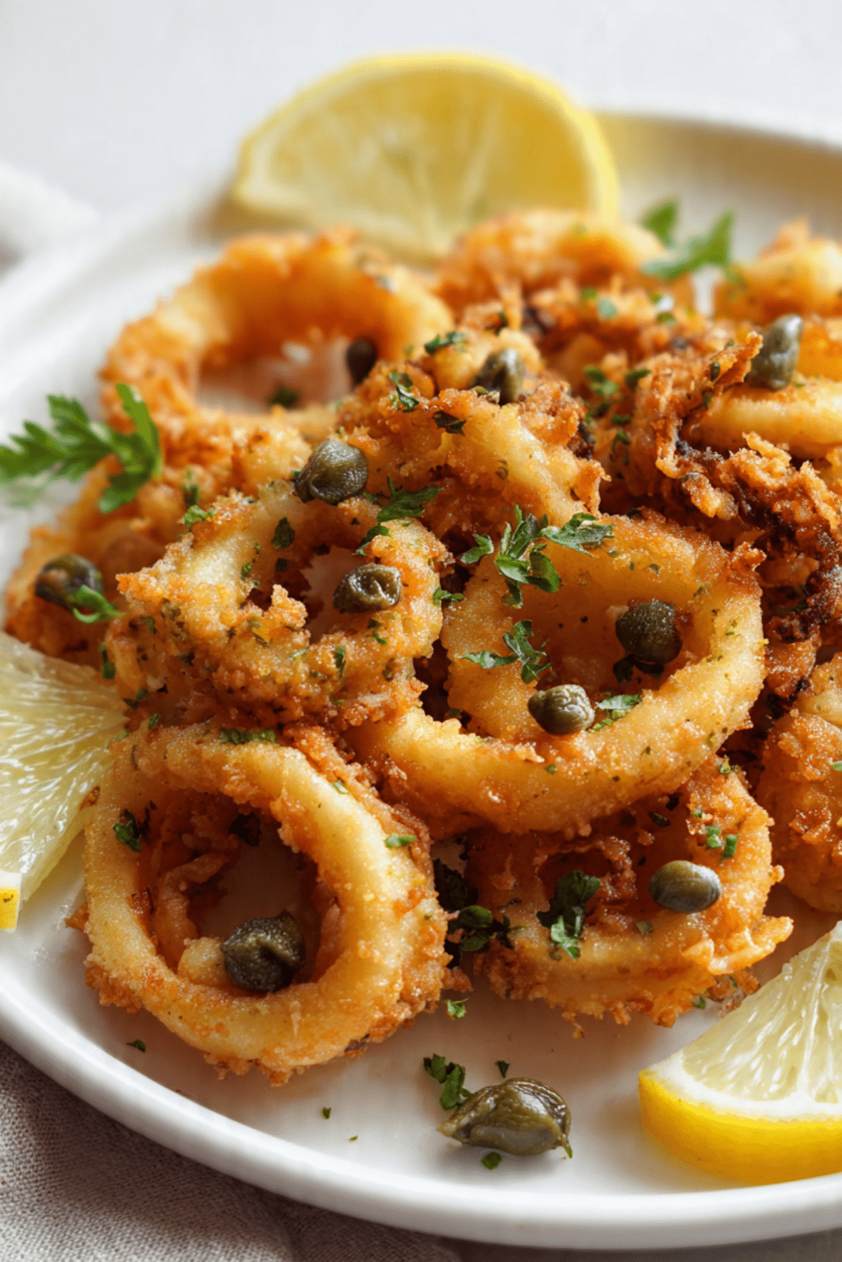 脆皮酸豆鱿鱼（Crispy Squid Capers）