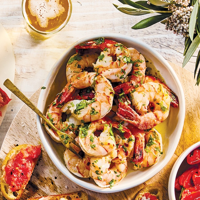 雪莉蒜蓉虾（Garlicky prawns with sherry）