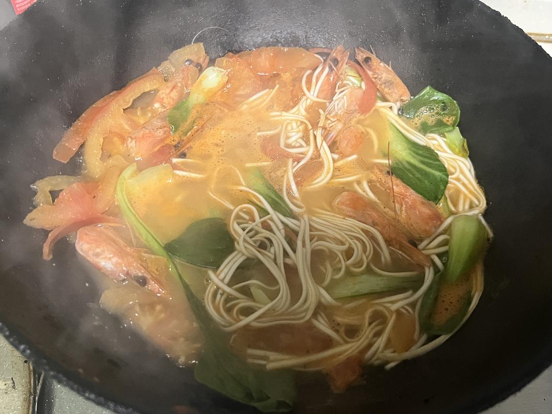 虾面条
