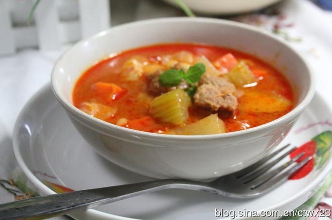 猪骨罗宋汤（Pork rib bortsch）