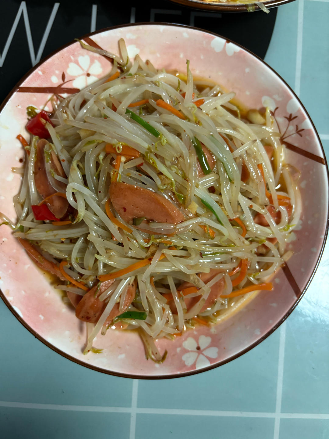 清炒豆芽