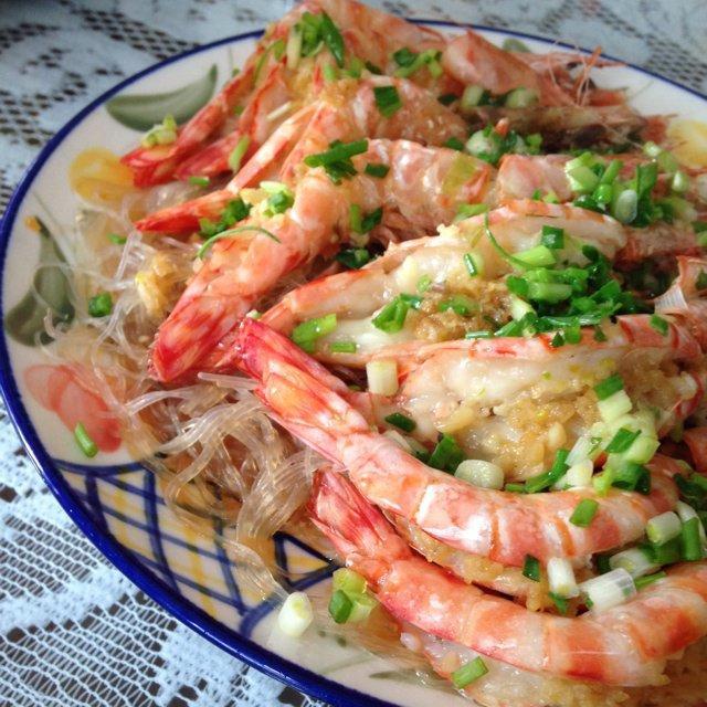 蒜蓉粉丝蒸虾