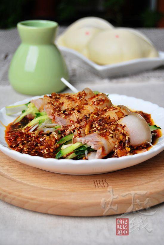 蒜泥白肉卷