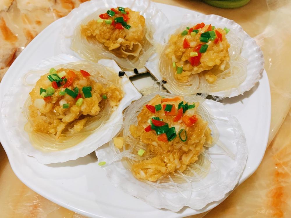 蒜蓉粉丝蒸元贝