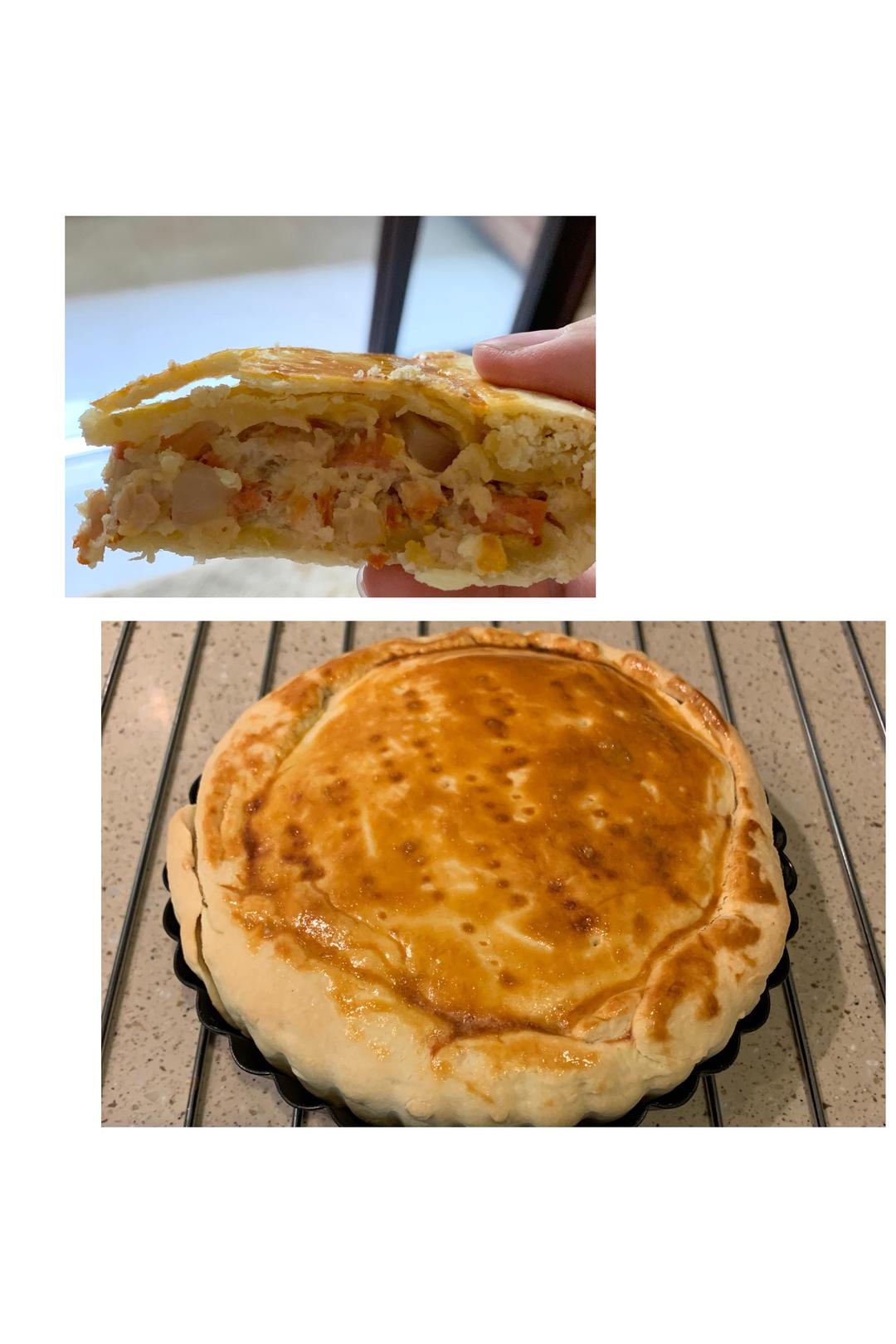 鸡肉火腿派