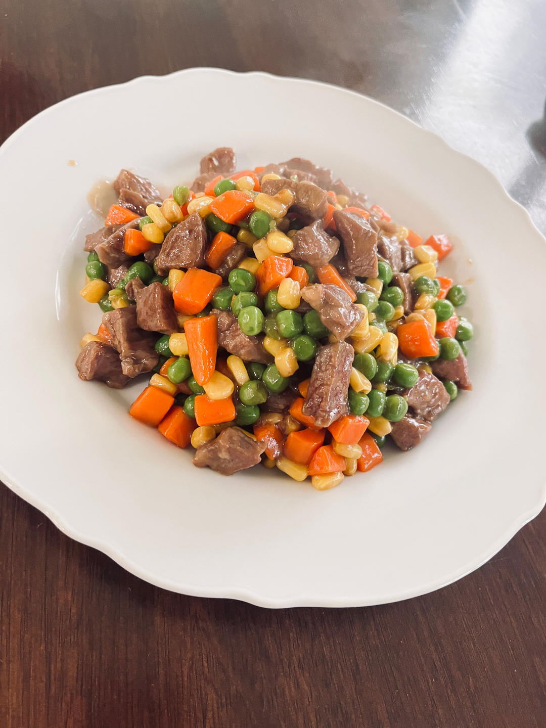 时蔬炒牛肉