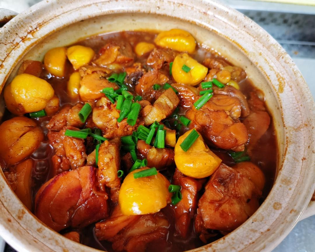 板栗烧鸡